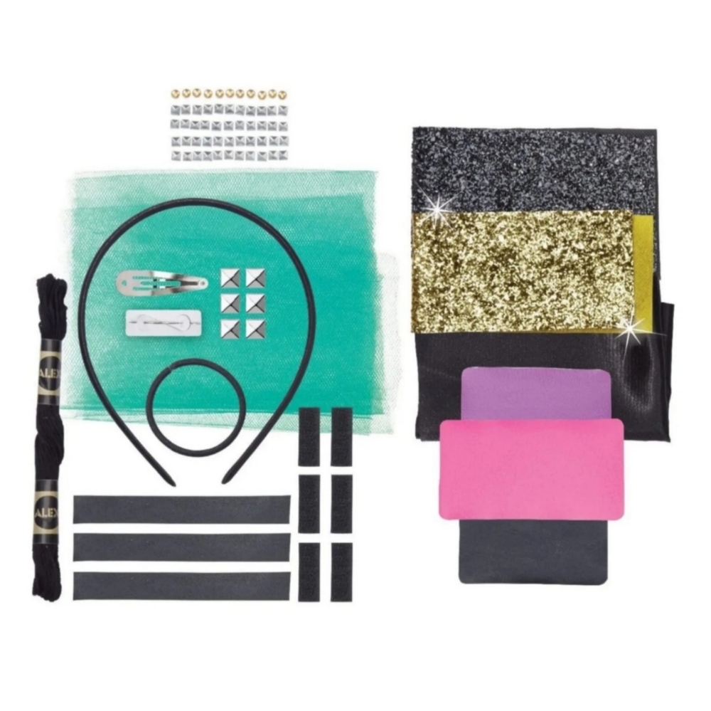 Kids Arts & Crafts DIY Activity Hair Bow Making Kit - Picture 5 of 16